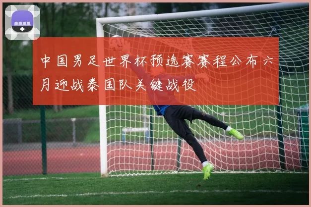 中国男足世界杯预选赛赛程公布六月迎战泰国队关键战役